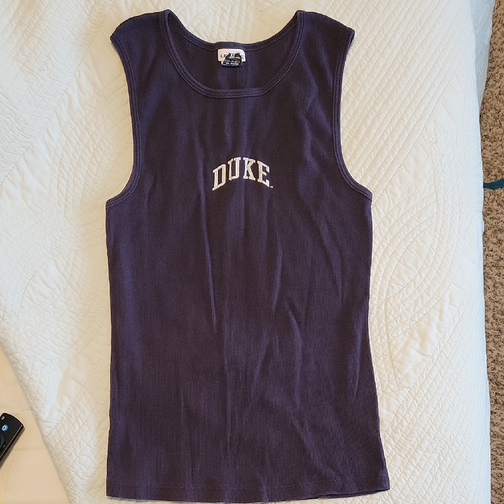 EUC Duke University Navy Blue Tank Top